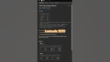 Leetcode 1070 in 30 Seconds | SQL 50 Challenge #sql #leetcodesql #learnsql #sql50