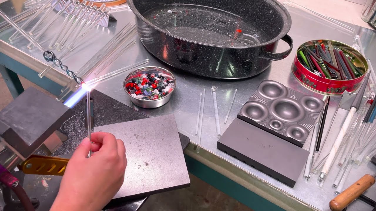 Making a Glass Icicle Ornament