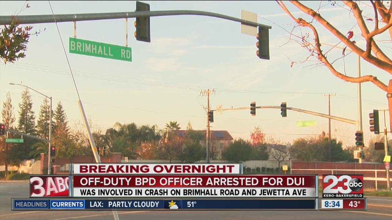 Offduty Bakersfield PD officer arrested for DUI YouTube