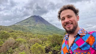 Walking through an active volcano in Costa Rica | ARENAL VOLCANO 🌋🇨🇷