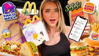 Eating Only Fast Food Mobile App Deals For 24 Hours