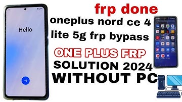 All Oneplus Android 14 Frp Bypass | Oneplus Nord Ce4 Lite Google Account Bypass | Without Pc