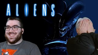 My Mom Watches ALIENS (1986) | Movie Reaction | First Time Watching