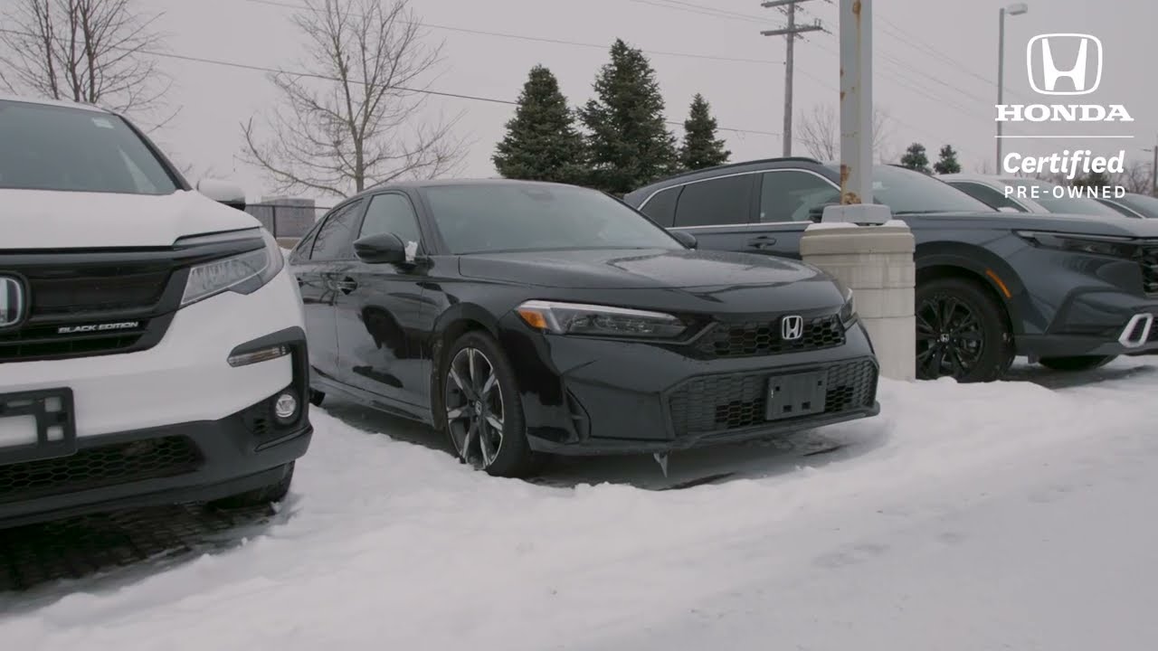 A variety of Certified Pre-Owned Vehicles are always available at Dow Honda