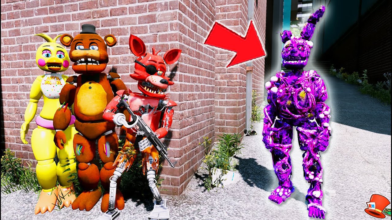 CAN THE ANIMATRONICS DEFEAT EVIL WHITE FREDDY? (GTA 5 Mods FNAF