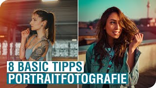 8 Tipps für gute Portraitfotos  Portraitfotografie Grundlagen | Milou PD