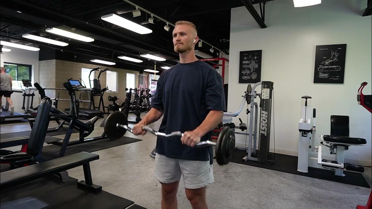 EZ Bar Reverse Grip Curls YouTube