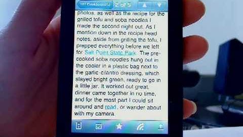 Screencast Tour of MobileRSS iPhone App