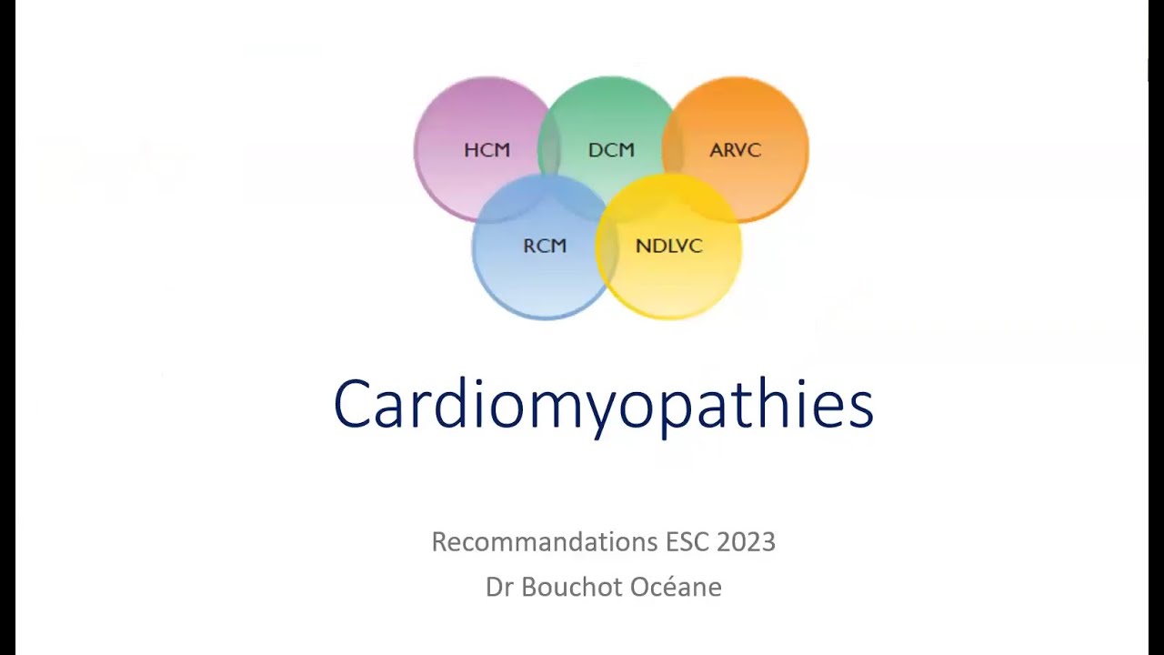 Reco ESC Cardiomyopathies 2023 PARTIE 1 - Dr Océane BOUCHOT le 20/10/2023