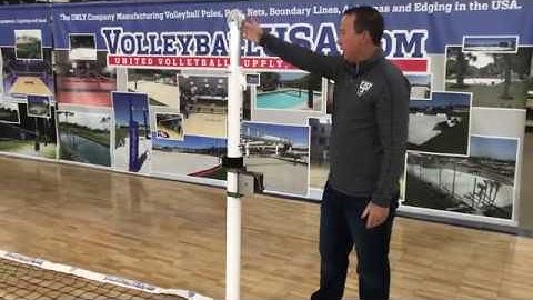 3" Aluminum Patriot Volleyball System