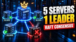 Raft Consensus Explained: How 5 Servers Choose One Leader