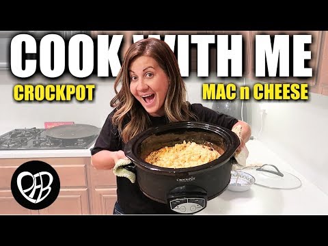 THE BEST Crockpot MAC and CHEESE Recipe | SLOW COOKER Macaroni and Cheese Recipe | COOK with ME