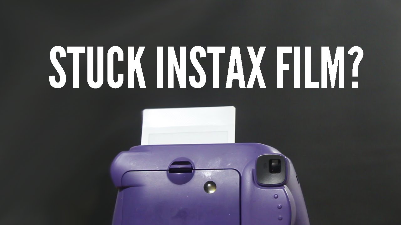 HOW TO REMOVE Stuck Film in Instax Mini 9 and Other Instax - YouTube