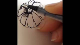 How To Draw A Flower Daisy In Different Directions