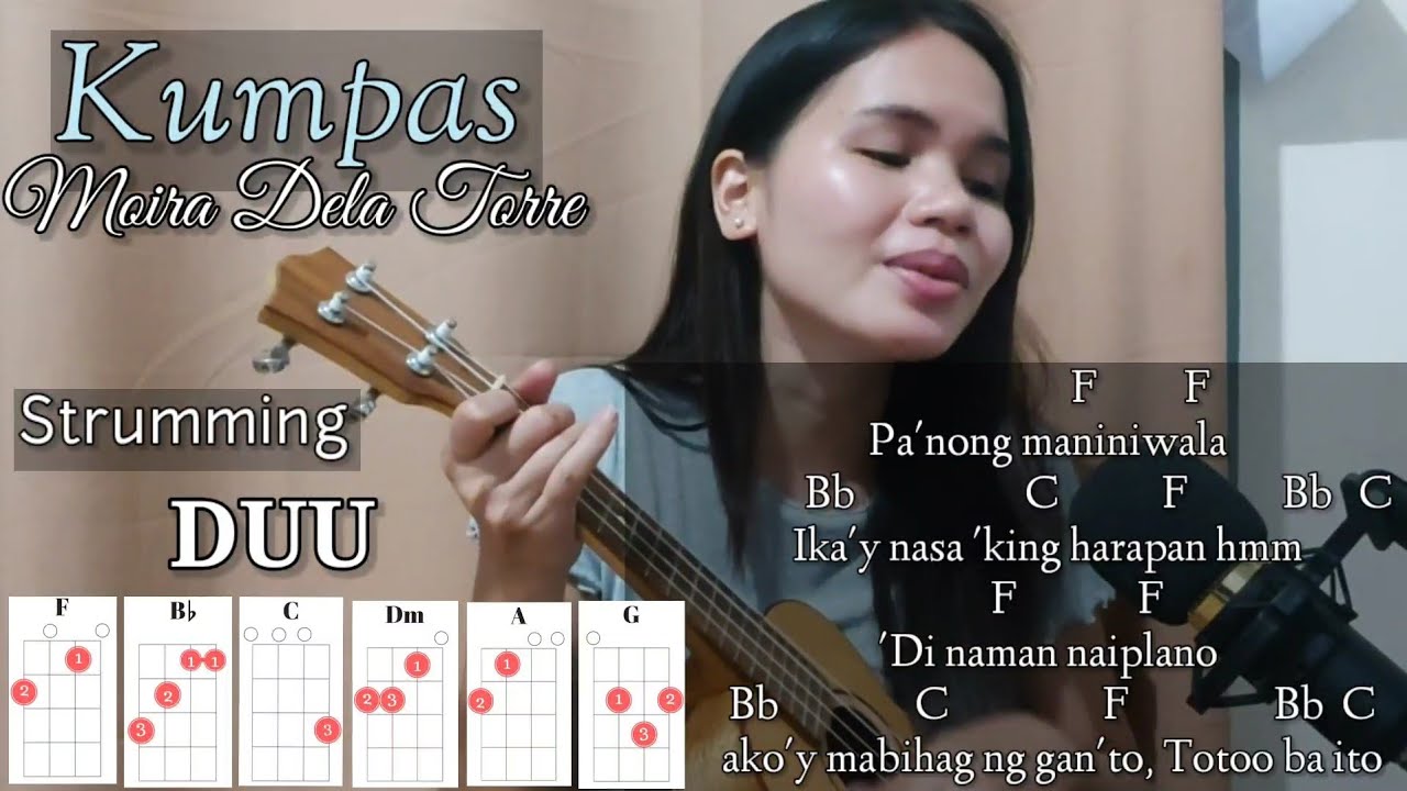 KUMPAS By Moira Easy Ukulele TutorialCover YouTube
