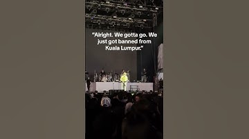 Thumbnail of The 1975 BANNED from Malaysia after Kissing on Stage during Show 🤯: Barstool Backstage