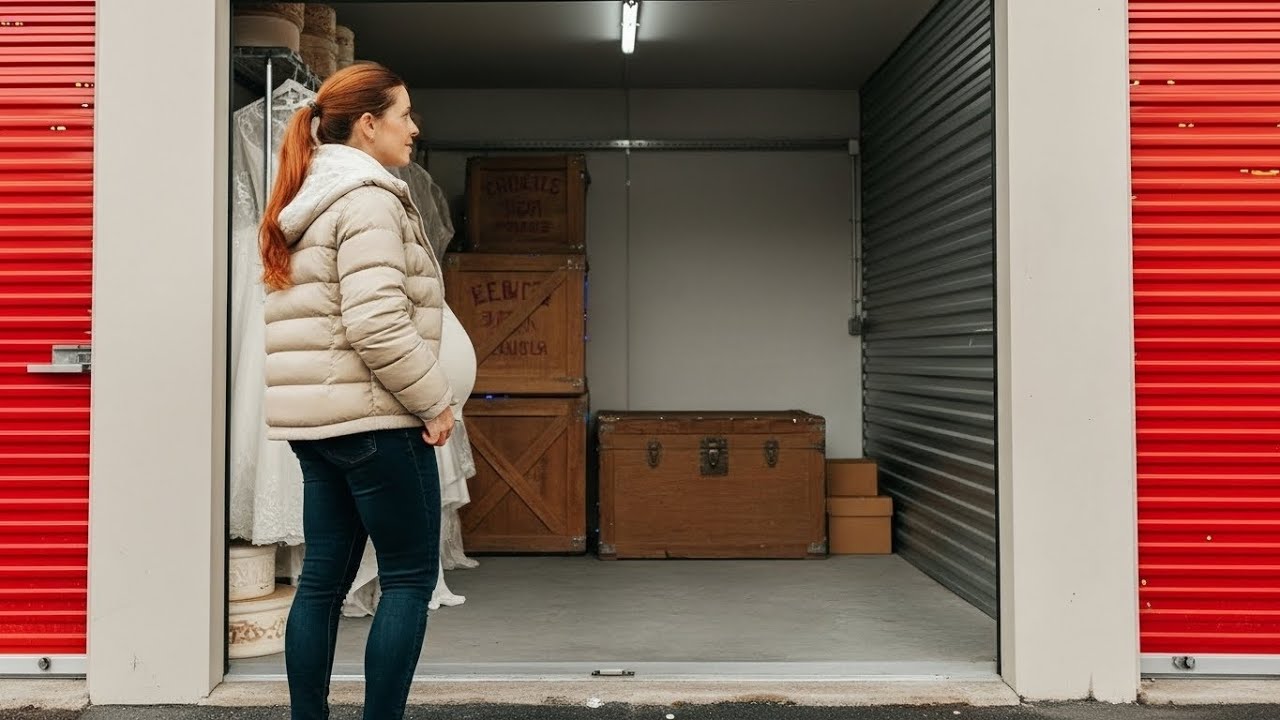 Pregnant and Alone, She Won a Storage Auction—Inside She Found a Locked Trunk No One Claimed