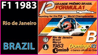 F1 1983 Race 1 Rio de Janeiro Brazil