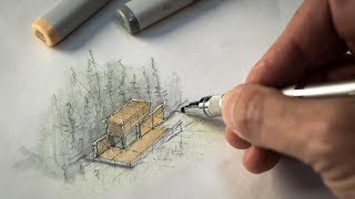 Sketch like an Architect (Techniques   Tips from a Real Project)