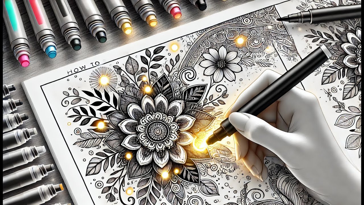 Add Stunning Highlights with Gel Pens: Easy Coloring Tips for Beginners