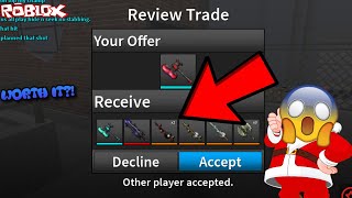 Attempting To Trade A Pebble For Champion Axe Ii Worth It Roblox Assassin Pebble Power Trades - roblox assassin value eyes