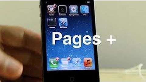 Pages+ Jailbreak Tweak (Lets You Customize Individual Homescreen Pages)