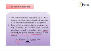 The Power Spectrum - Discrete Time Random Processes - Advanced Digital Signal Processing