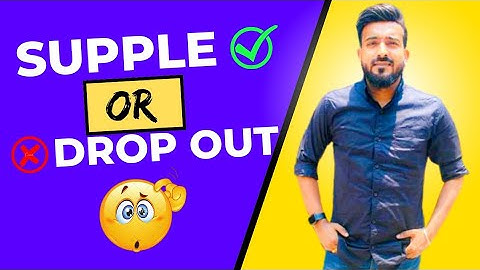 ||Supple||Drop out||CU BCOM ||End of Everything