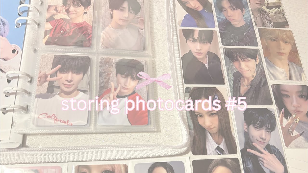 storing photocards #5 —★! (txt, twice & bts)