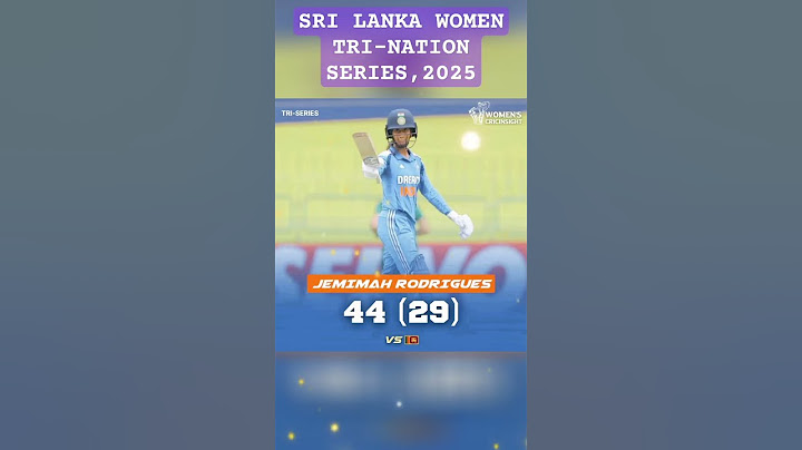 🇮🇳 CHAMPIONS 🏆Ind-W beat SL-W by 97 runs to win the Women's Tri-series. #WomensTriNationSeries2025