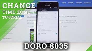How to Set Up Date & Time in DORO 8035