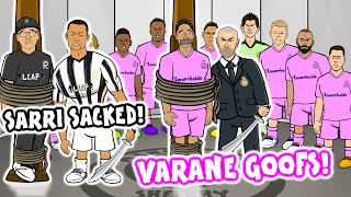 😲Varane Mistakes! Sarri Sacked!😲 (Champions League Parody Man City vs Real Madrid Juventus Lyon) screenshot 4