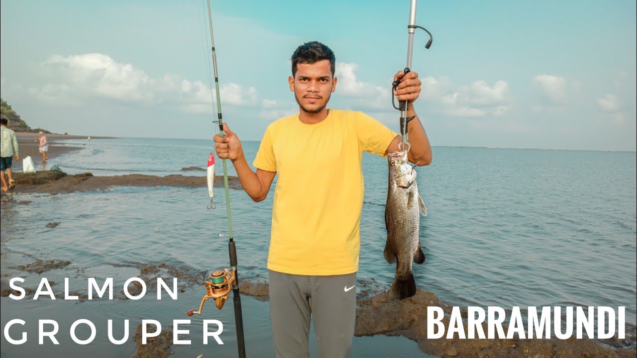 Barramundi & Threadfin Salmon/Rawas Fishing Bankot. Mudabbir Mirkar