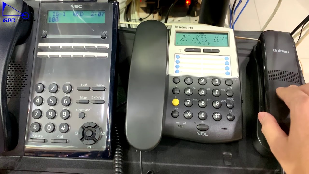 ต่อ สาย โทรศัพท์ บ้าน New NEC BaseLine Pro CLI : EP2 การใช้งานโอนสาย