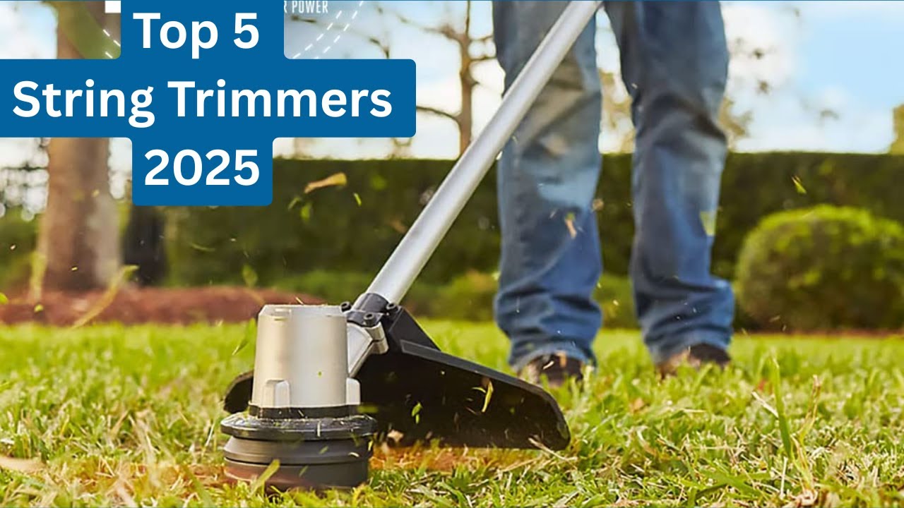 5 лучших триммеров 2025 года 🔥 | Лучшие измельчители сорняков для газонов любого размера!