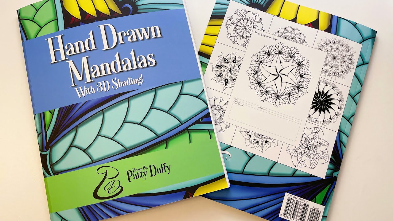 Hand Drawn Mandala with 3D Shading Patty Duffy 001