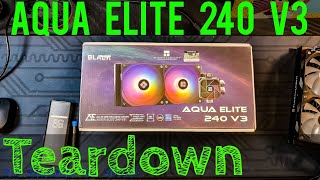 Blind and messy Thermalright Aqua Elite 240 V3 Teardown (by request)
