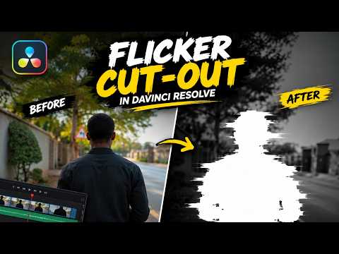 How to Make the Flicker Cut-Out Effect in DAVINCI RESOLVE