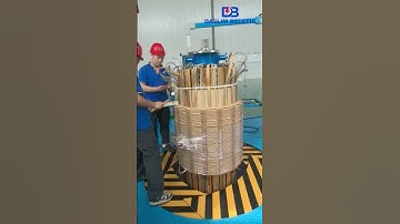 15 MVA Power Transformer Winding Process | Vertical Winding Machine in Action