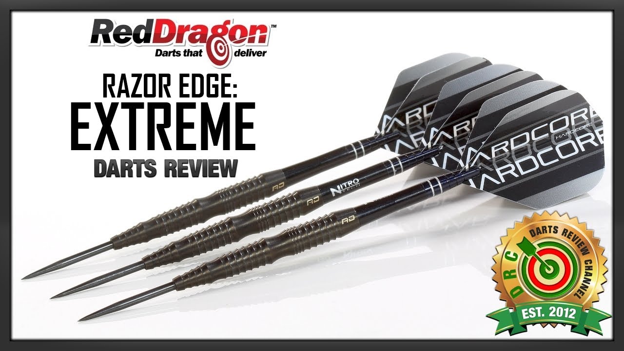 Forvirrede grundlæggende mandskab Red Dragon Razor Edge Extreme Darts Review - YouTube