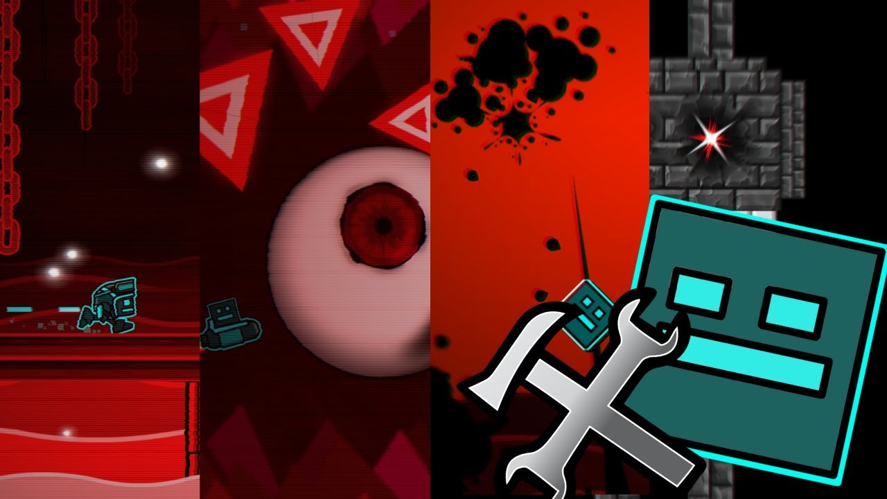 How i build a "scary" level in Geometry dash (not that scary) - YouTube