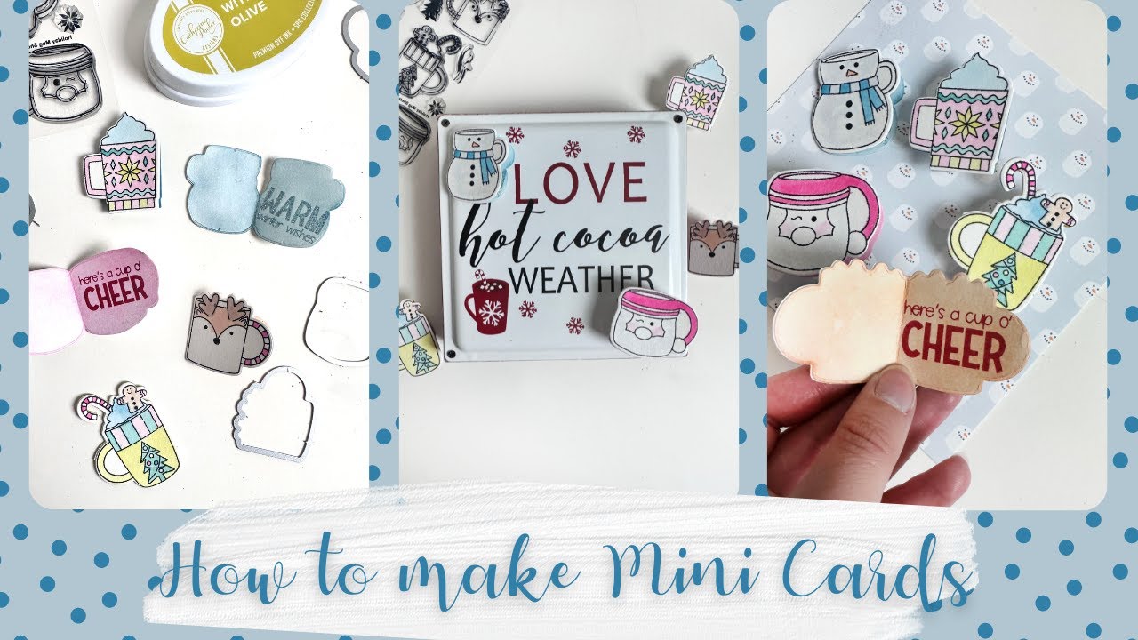 Make Mini Cards using your Die Cuts! - YouTube