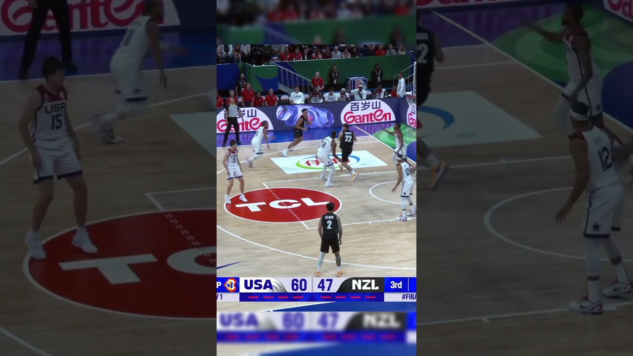 A.R. was COOKING vs New Zealand 🤯🔥 #FIBAWC