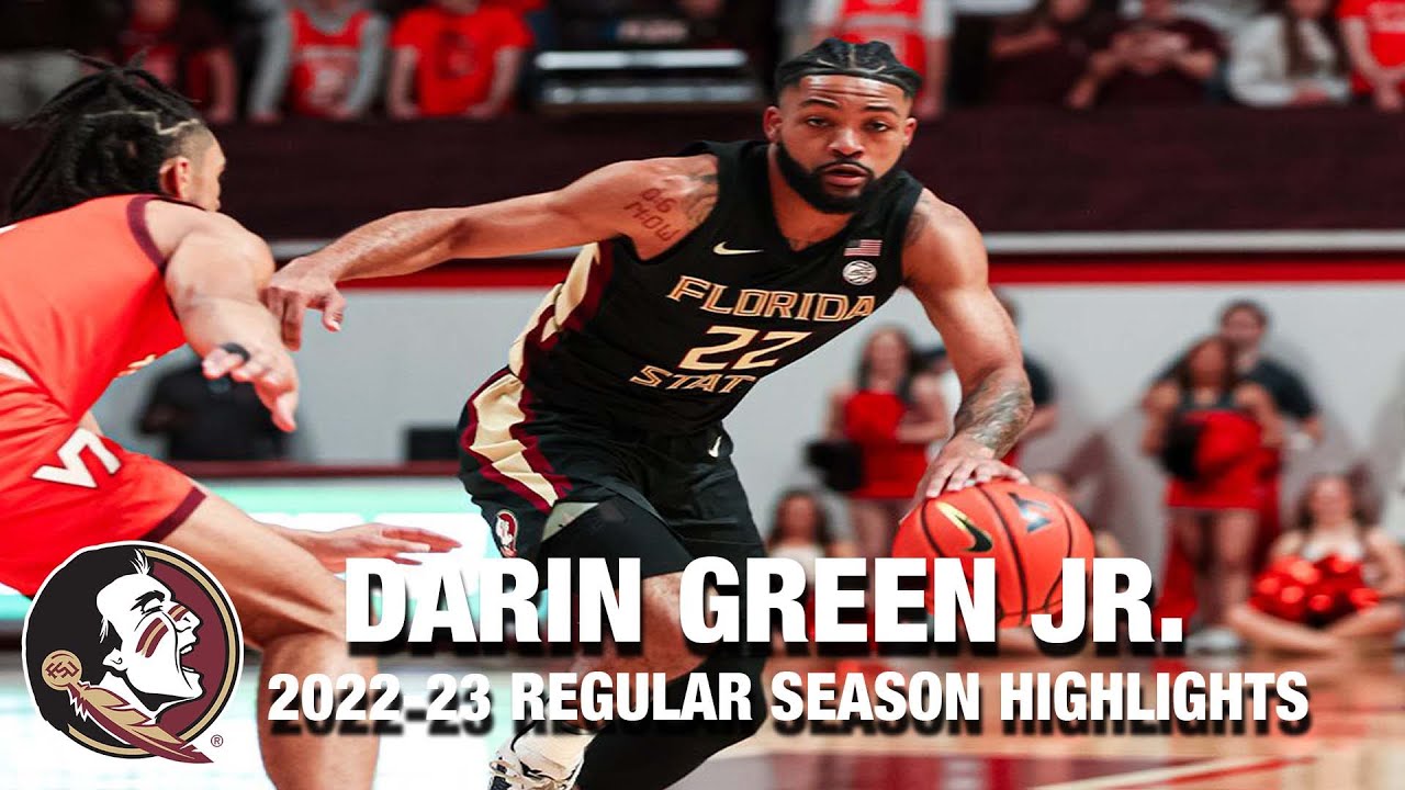 Darin Green Jr.  2022-23 Regular Season Highlights | Florida State Guard