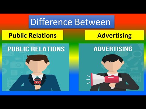 Difference Between Public Relations and Advertising