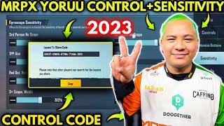 (2023) MRPX YORUU New 2.9 Sensitivity Settings/ Mrpx Yoruu New Control Code | PUBGM/BGMI