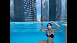 CEWEK JEPANG VIRAL INDOJAPAN TIKTOK |  SWIMMING WITH ME ❤️🍑 | RENANG MEMANG MENYENANGKAN