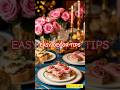 Simple Table Decor ✨ | Easy Aesthetic Setup | Easy Home Cooking #shorts