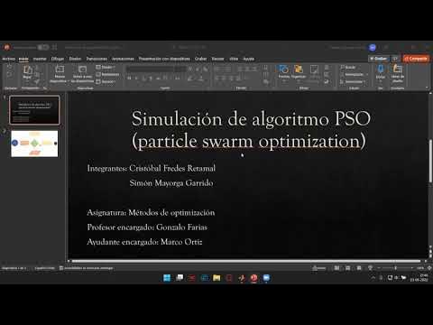 Algoritmo PSO Matlab - YouTube