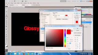 How To Make Glossy Text in Adobe Photoshop CS5